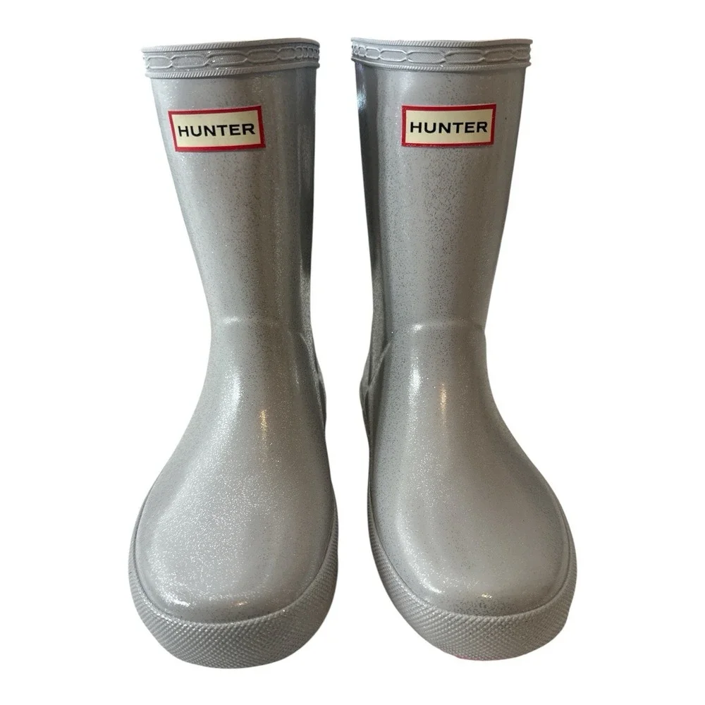 New Hunter Kids Size US 12 First Star cloud Waterproof Rain Boots Toddler